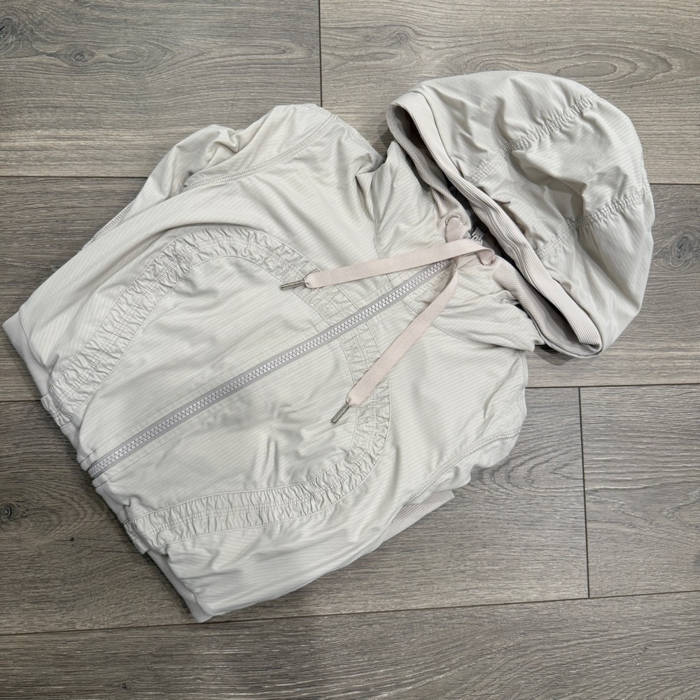 Light Gray Hooded Jacket Reversible - Picture 9 of 11